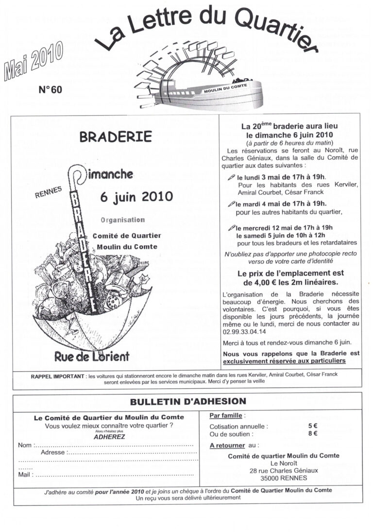 Lire la suite à propos de l’article Lettre de quartier n°60